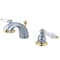 Kingston Brass KB944B Mini-Widespread Bathroom Faucet, Polished Chrome/Polished Brass KB944B - alternate 1